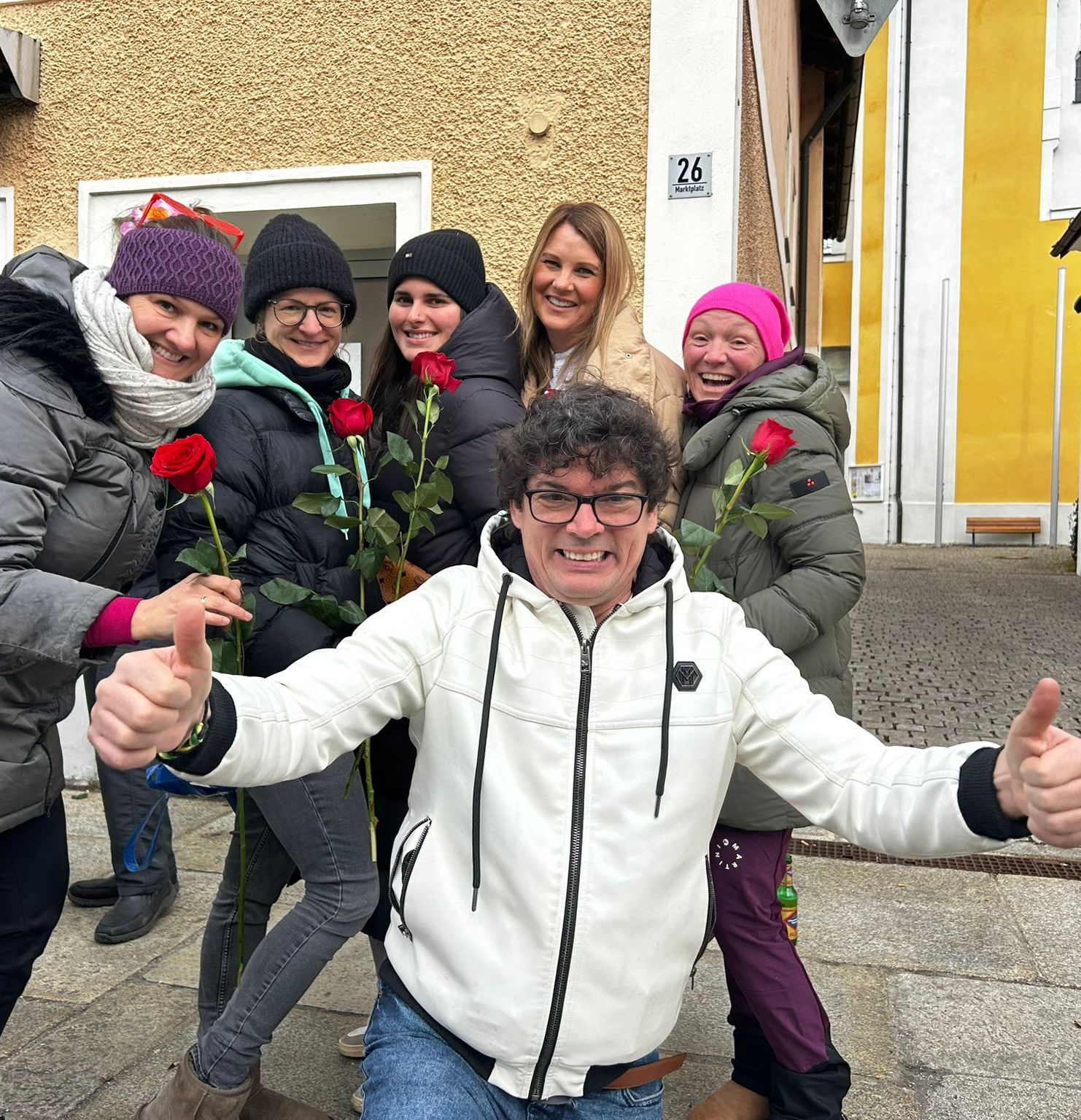 Stehempfang am Valentinstag